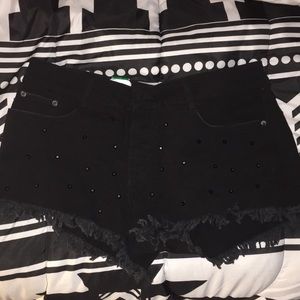 High waisted shorts